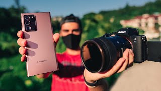 8K Phone vs 4K Professional Camera  Sony A7S III vs Samsung Note 20 Ultra [upl. by Abrahams26]