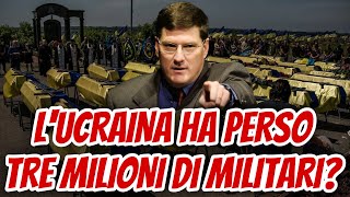 L’Ucraina ha perso tre milioni di militari [upl. by Endys493]