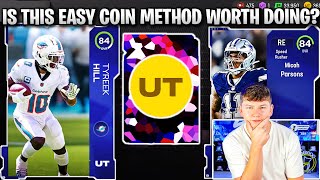 THIS COIN METHOD IS EASY IS IT WORTH DOING IN MADDEN 25 ULTIMATE TEAM [upl. by Mommy867]