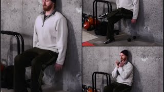 Wall Sits 3 Technique Tips and 5 Progressions Easy amp Hard [upl. by Luamaj]