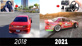 3 Year DRIFT PROGRESSION with a Wheel Starting on an OLD XBOX with a Thrustmaster TMX [upl. by Fernanda718]