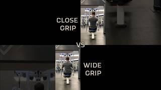 Close Grip vs Wide Grip Rows [upl. by Keene]