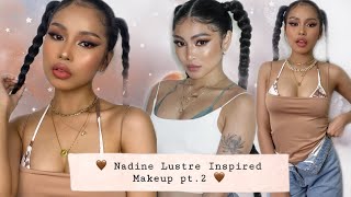 🤎 Nadine Lustre Inspired Makeup pt2 🤎 [upl. by Atnahsal]