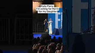 Katy Perry Im voting for Harris for my daughter [upl. by Terzas425]