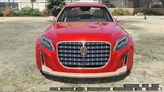 GTA 5 Maybach Emperor Addon гта 5 авто машина car авто car gta5 гта5 [upl. by Azil]