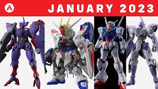 Gunpla Lineup January 2023  New Gunpla Release for January 2023  New Gunpla Kits [upl. by Barrett]