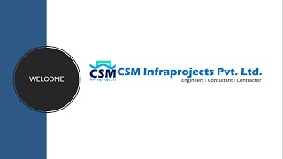 CSMI  CSM Infraprojects and its services [upl. by Ashjian]