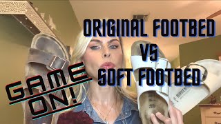 BIRKENSTOCK ORIGINAL FOOTBED VS SOFT FOOTBED  COMPARISON  EVERYTHING YOU NEED TO KNOW [upl. by Colwin]