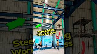 Steel Structure house  Steel Structure Building Frame Construction  Building Installation shorts [upl. by Hall]