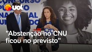 Enem dos Concursos Ministra diz que abstenção ficou no previsto balanço sai à noite [upl. by Hali708]