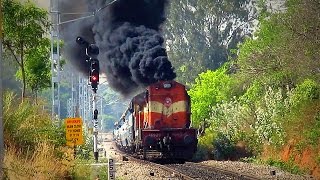 The SMOKING ALCO Locomotives  Indian Railways [upl. by Rowney]