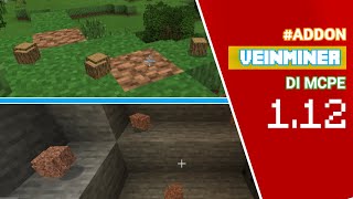 ✔️ADDON  Veinminer  MCPE 112 [upl. by Edra]