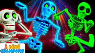 Spooky Scary Skeletons Dance  les squelettes dansent  Chansons dHalloween [upl. by Nnaid]