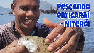 Pescando em Icaraí  Niterói pescaria peixes pesca [upl. by Acenom]