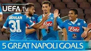 Cavani Higuaín Gabbiadini Great Napoli goals [upl. by Salangi247]