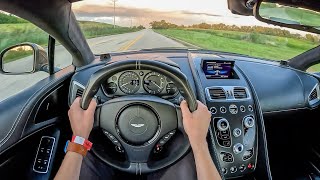 2015 Aston Martin Vanquish  POV Test Drive Binaural Audio [upl. by Giffer]