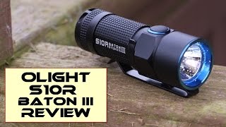 Olight S10R Baton III Rechargeable LED Torch  Review [upl. by Nelleoj]