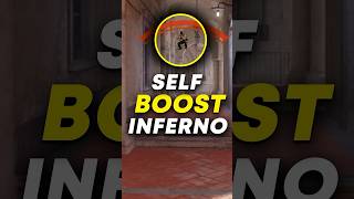 SELF BOOST ON INFERNO CS2 shorts cs2 CSGO counterstrike valve gaming [upl. by Alie10]