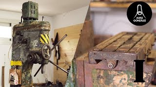 🔥 1950 Drill Milling Machine Restoration  Part I 🔥 [upl. by Bigler125]