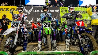 Supercross Round 4 450SX Highlights  Anaheim CA Angel Stadium  Jan 28 2023 [upl. by Onifur369]