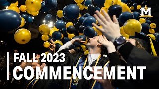 Montana State University Fall 2023 Commencement [upl. by Tloc208]