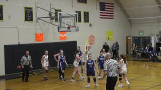 Naselle High School Varsity Girls Basketball with Three Rivers Christian 020223 [upl. by Haeluj]