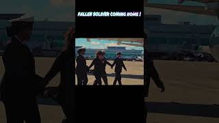 Fallen Soldier Coming Home surprise cominghome soldier [upl. by Noble7]