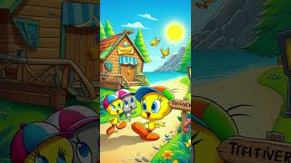 Tweety Bird Goes to Summer Camp  Animation Cartoon [upl. by Ecnerual507]