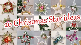 20 Easy DIY Christmas star decorations Ideas at Home 2024 [upl. by Walters186]