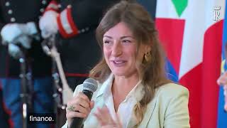 Chiara Capobianco interview  International women’s day ceremony Quirinale Rome [upl. by Monafo]