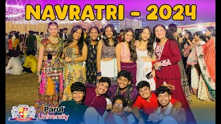 PU NAVRATRI CELEBRATION ‪ParulUniversity  UNPLANNED VLOGGERS [upl. by Essy]