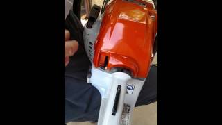 How to start your Stihl MS 251 chainsaws [upl. by Elleivap497]