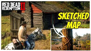 RDR2 The Sketched Map TREASURE FULL GUIDEPS5 4K 60fps [upl. by Nitram452]