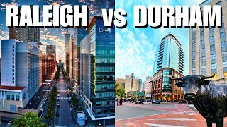 Raleigh vs Durham  The Differences Between Raleigh and Durham North Carolina  Raleigh NC Suburbs [upl. by Amocat163]