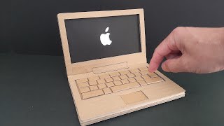 Funny DIY Cardboard Laptop｜Very easy！Paper amp cardboard crafts ideas [upl. by Sage759]