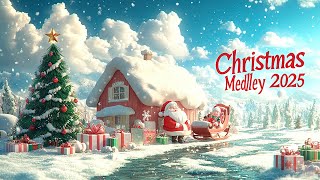 Greatest 20 Christmas Songs Medley 2025 🎅🏼 Reliving the Joy of Old Christmases [upl. by Opalina671]