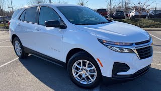 2022 Chevrolet Equinox LS 15T POV Test Drive amp Review [upl. by Arvad]