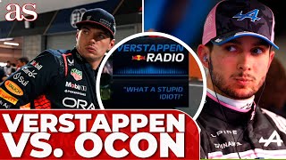 F1  VERSTAPPEN a OCON quot¡Estúpido idiotaquot  LAS VEGAS [upl. by Wesa853]