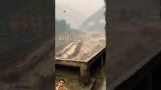 heavy flood river shortsfeed river floods shortshorts trendingvideo youtubeshorts [upl. by Aneelad424]