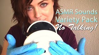 ASMR Sounds Variety Pack Oily Ear Massage Spritzing Mic Heavenly Plastic Crinkles  NO Talking [upl. by Carley]