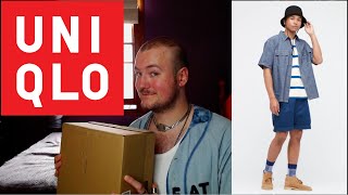 Unboxing  My UNIQLO Chambray Shirt Haul [upl. by Eadas]