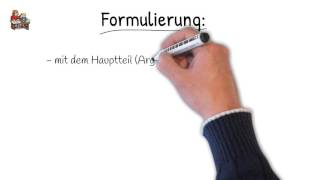 Eine Stellungnahme formulieren [upl. by Andromede]