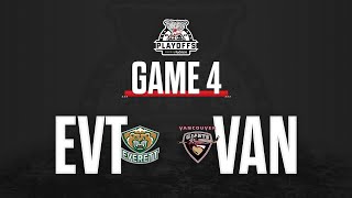 Silvertips at Giants Game 4  2024 WHL Playoffs Highlights [upl. by Bracci414]