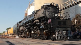 Union Pacific 4014 “Big Boy” makes a trip through Momence and Watseka Illinois [upl. by Ruyam837]