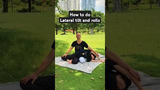 Lateral tilt and rolls Sitting line 1st Massage lesson [upl. by Elliot]