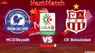 بث مباشر مباراة شباب بلوزداد ضد مولودية البيض  Live CRB vs MCEB [upl. by Christabel]