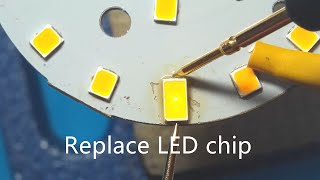 Repair LED light by replace chips [upl. by Eleahcim310]