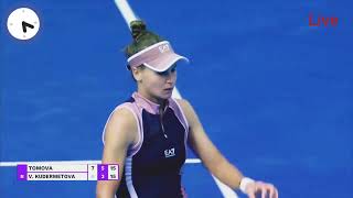 THE BIGGEST UPSET OF 2024 Viktoriya Tomova STUNS Veronika Kudermetova at Toray Pan Pacific Open [upl. by Betz618]