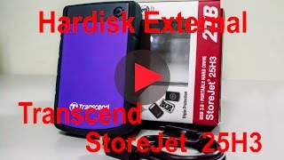 TRANSCEND STOREJET 25H3 2 TB review INDONESIA [upl. by Nivle]