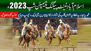 Islamabad Tent Pegging Championship 2023  Excellent Performance By M H Sultania Awan Club [upl. by Nawotna]